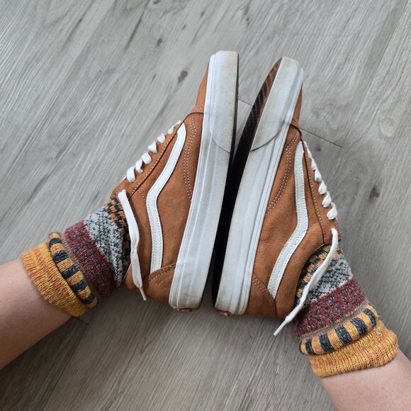 Vans | Old Skool tan brown suede granola low-top sneakers | WMS 10 - Picture 10 of 12